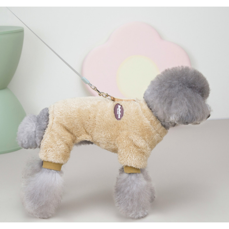 Dog Pjs Factory - Super Soft Velvet Onesie Cold Weather Coat