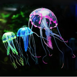 Silicone Aquarium Lamp Supplier - Simulation Glowing Jellyfish Plant