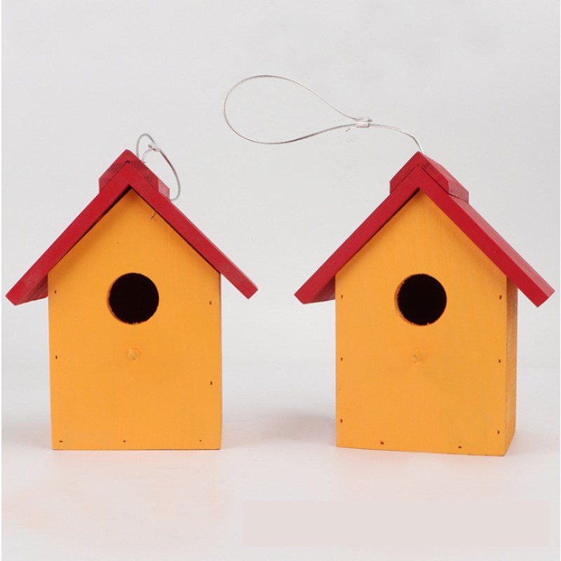 Wood Birdhouse Manufacturer - Colorful Hanging Garden Decorative