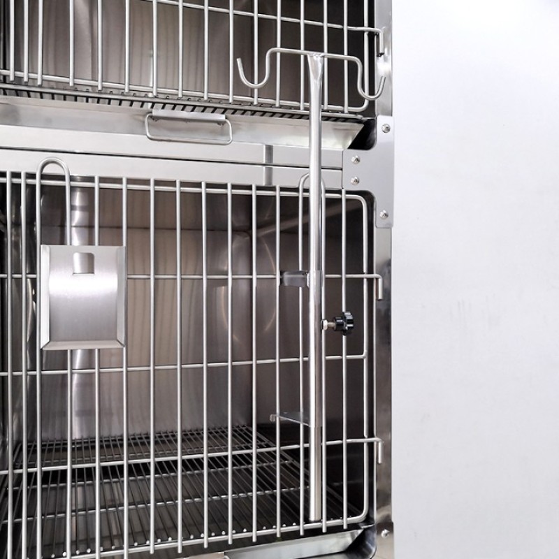Veterinary Cage Factory - Nine Compartments Stainless Steel