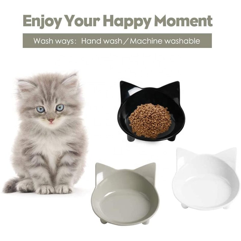 Pet Food Bowl Supplier - Food-Grade Tilt Protect Neck Non-Slip