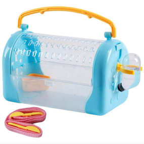Hamster Travel Carrier Supplier - Portable with Water Bottle Strap