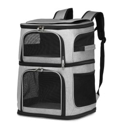 Pet Backpack Supplier - Ventilated Dual Cabin Expandable