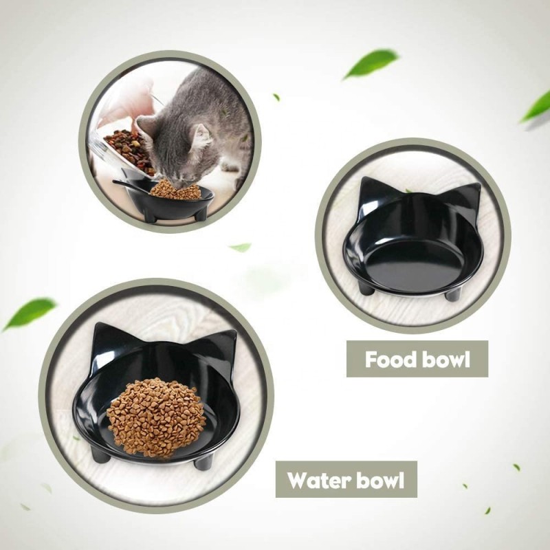 Pet Food Bowl Supplier - Food-Grade Tilt Protect Neck Non-Slip