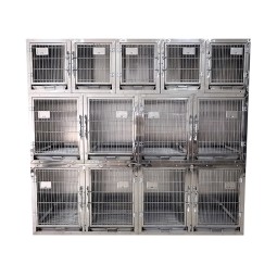 Veterinary Cage Supplier - Three-Storey Thirteen Compartments