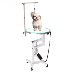 Pet Grooming Table Supplier - LED Electric Lifting Round Design