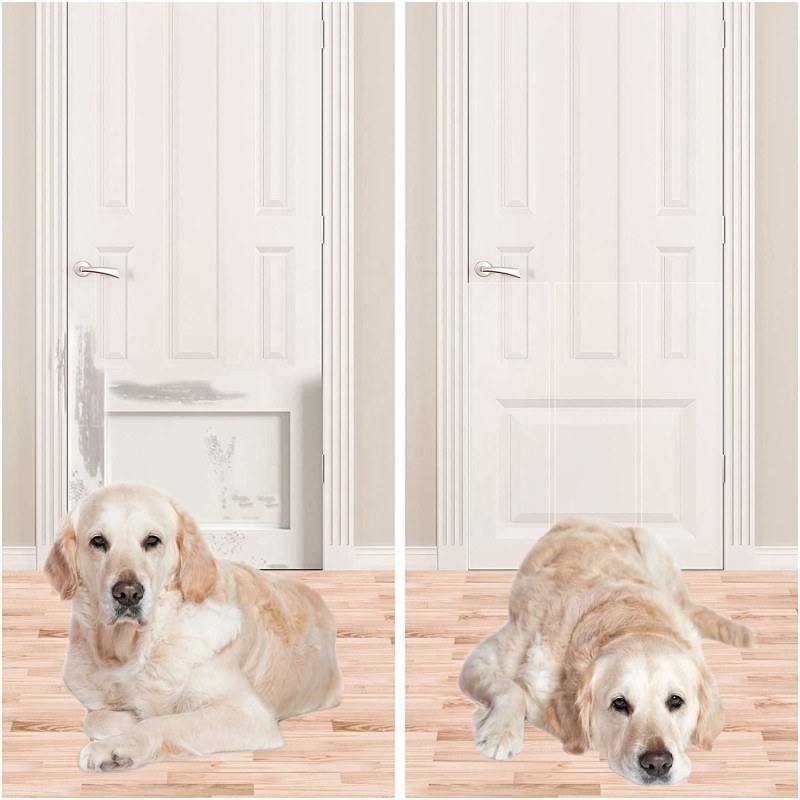 Door Protector Factory - PVC Transparent Dog Scratch Shield