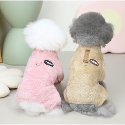 Dog Pjs Factory - Super Soft Velvet Onesie Cold Weather Coat