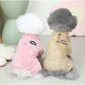 Dog Pjs Factory - Super Soft Velvet Onesie Cold Weather Coat