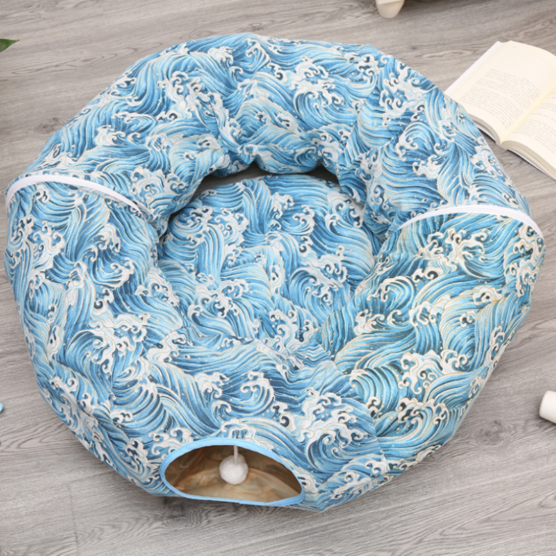Cat Tunnel Bed Factory - 3FT Oxford Cloth Crinkle Collapsible