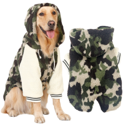 Dog Jacket Manufacturer - Camouflage Fleece for Medium Large Dog
