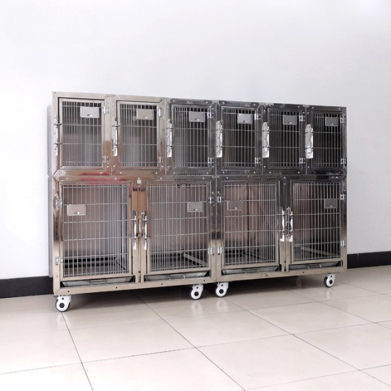 Pet Cage Supplier - Stainless Steel Veterinary Cage Custom