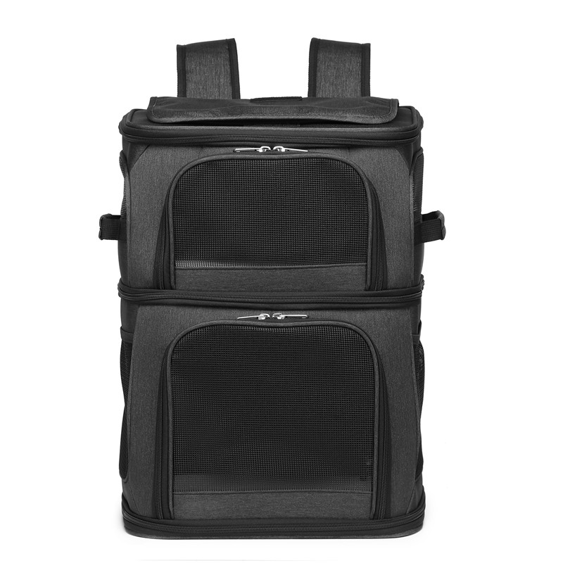 Pet Backpack Supplier - Ventilated Dual Cabin Expandable