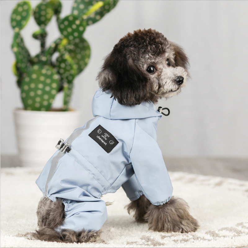 Pet Raincoat Factory - Waterproof Breathable Reflective Four-legged