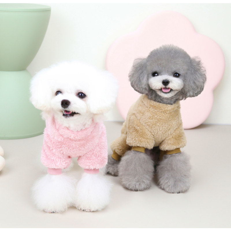 Dog Pjs Factory - Super Soft Velvet Onesie Cold Weather Coat