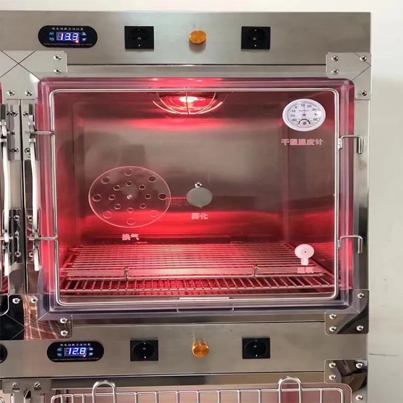 Veterinary Cage Factory - Four Compartment Infrared Therapy
