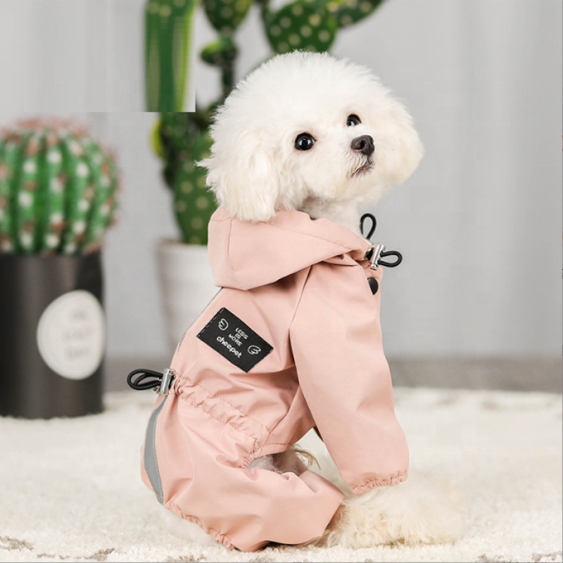 Pet Raincoat Factory - Waterproof Breathable Reflective Four-legged