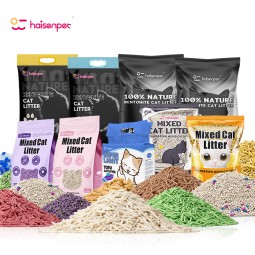 Clumping Cat Litter Supplier - OEM Pine Corncob Crystal Bentonite Tofu