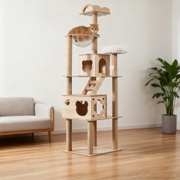 Cat Tree Tower Manufacturer - Modern Indoor Hammock Scratching Post
