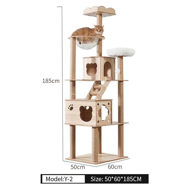 Cat Tree Tower Manufacturer - Modern Indoor Hammock Scratching Post