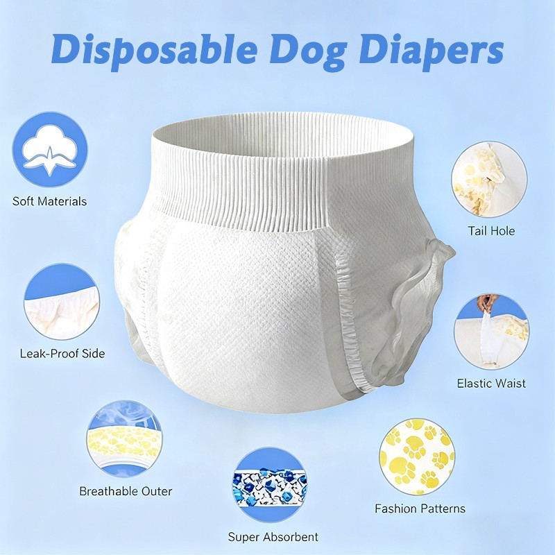 Washable Pet Diapers Factory - OEM Free Sample Super Absorbent
