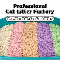 Scented Cat Litter Factory - Lemon Apple Baby Powder Rose Clumping Tofu