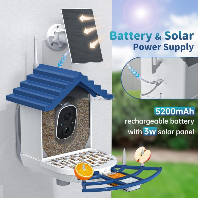 Bird Feeder Supplier - AI Intelligent 4MP HD Solar