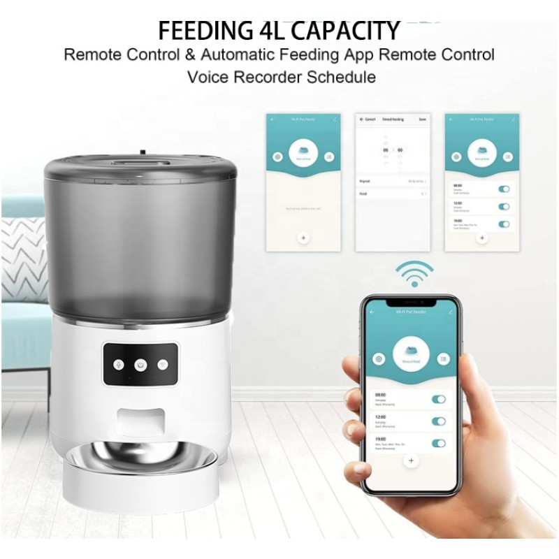 Pet Feeder Manufacturer - Wifi App Remote Control Timed