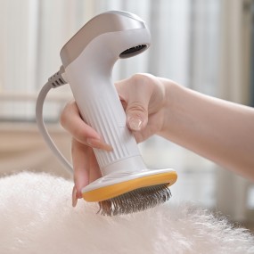 Pet Hair Dryer Supplier - 2-in-1 Comb Brush Gentle Cleaning