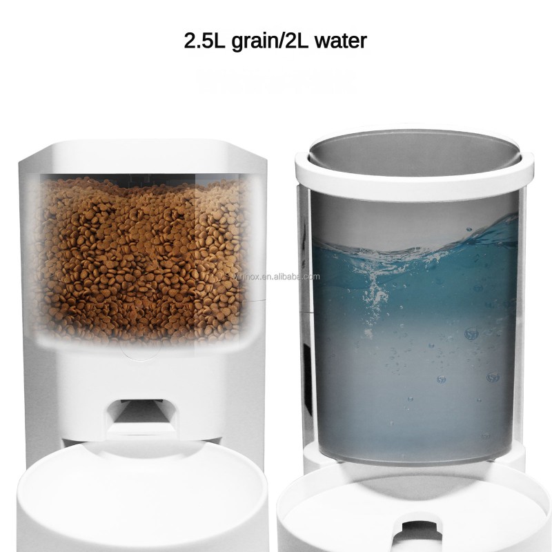 Pet Feeder Set Manufacturer - 2.5L+2L APP Control 2-in-1
