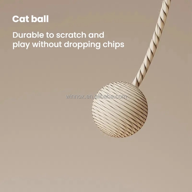 Cat Scratching Pole Manufacturer - Stable Wooden Sisal Rope