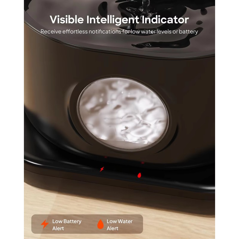 Pet Water Fountain Factory - 2600mAh Battery Sensor Technology