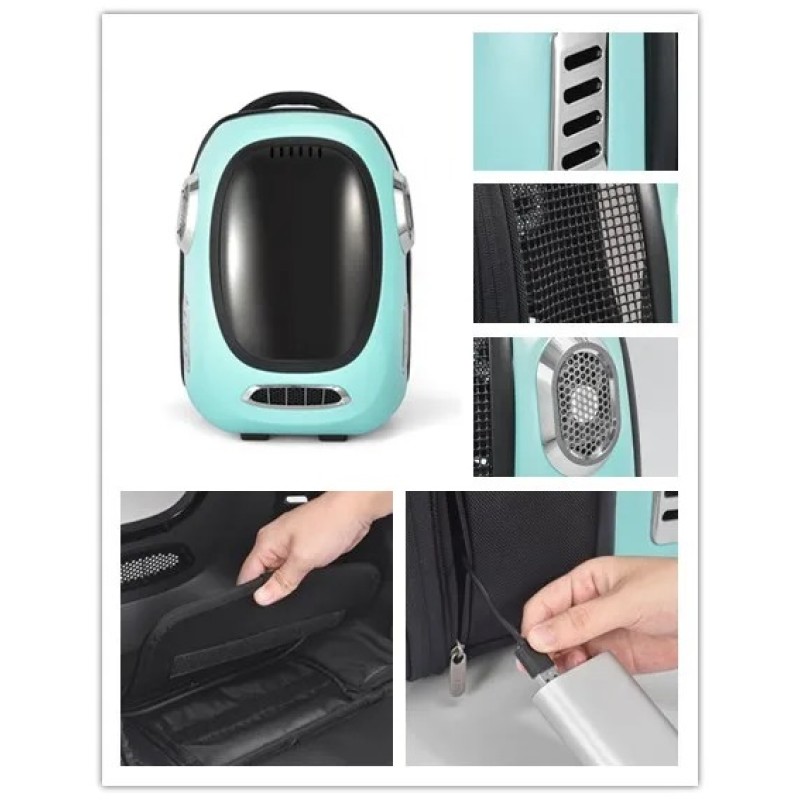 Pet Backpack Manufacturer - Bluetooth-Controlled Smart Fan