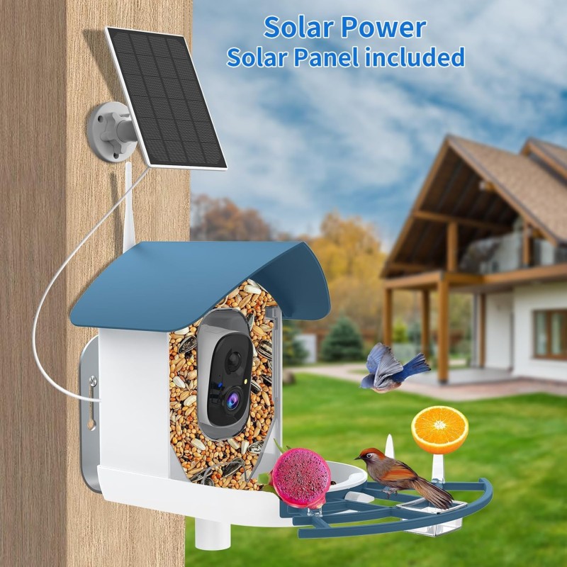 Bird Feeder Supplier - Solar Powered 2K Camera AI Identify