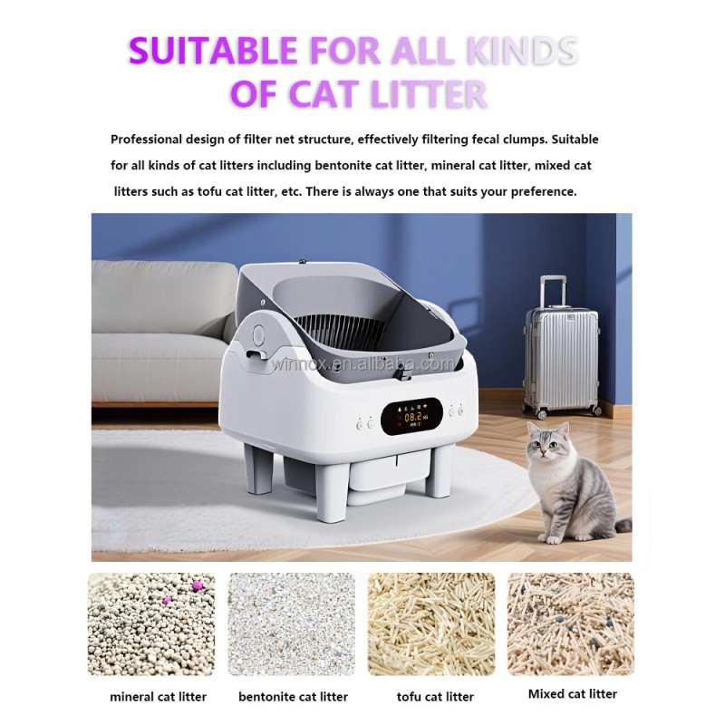 Cat Litter Box Factory - Automatic Open Top Self-cleaning