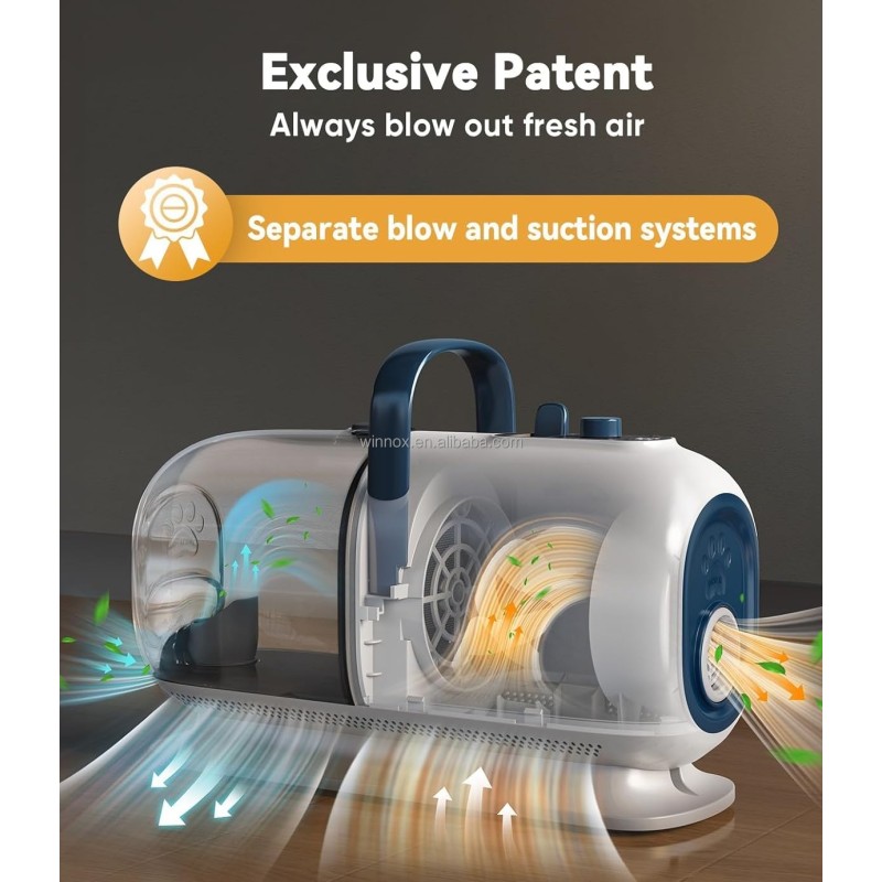 Pet Hair Vacuum Factory - 60db Low Noise Trimmer Grooming