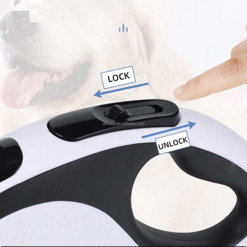Dog Leash Supplier - Dual Retractable 5m LED Light