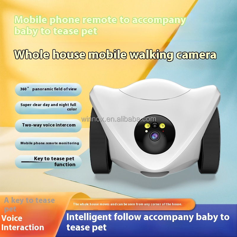 Pet Monitoring Robot Manufacturer - 4G 2-Way Audio AI Camera