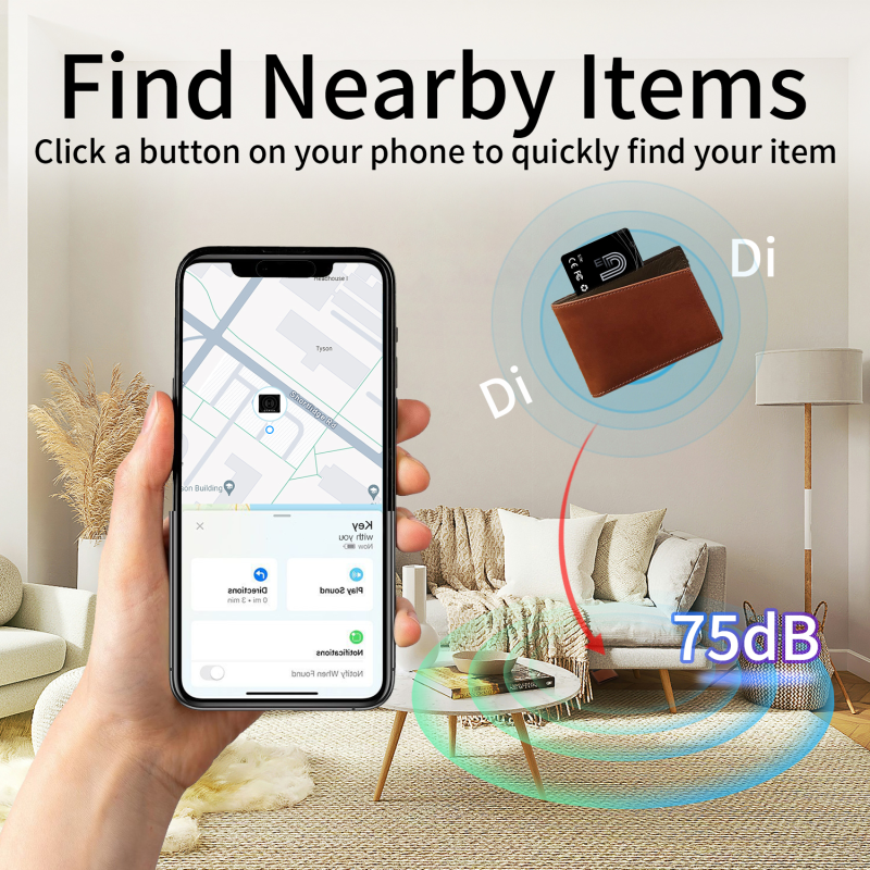 Smart Tracker Manufacturer - IP67 Thin Card Wallet Locator