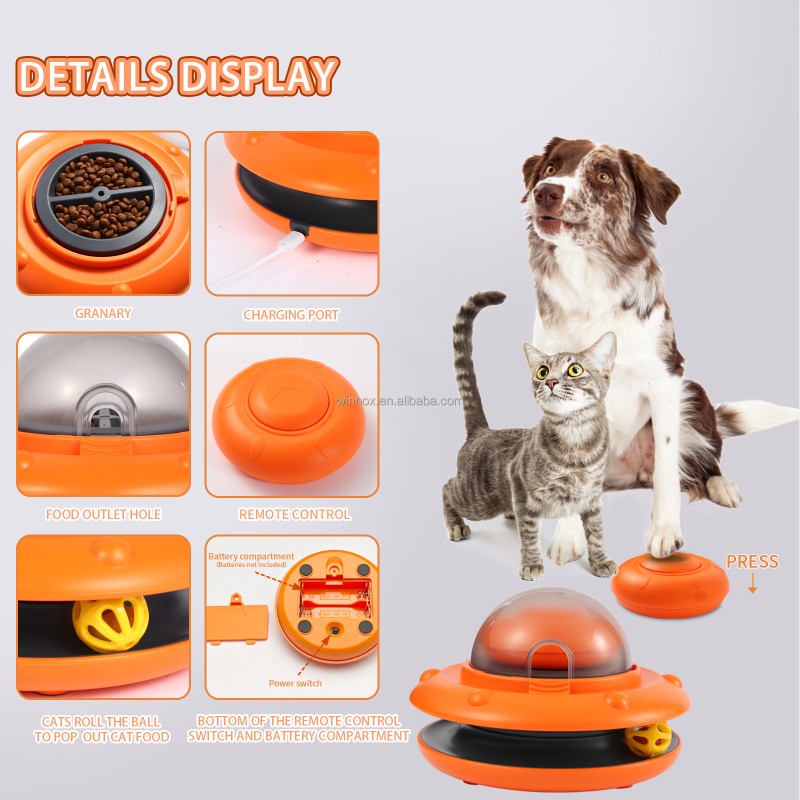 Pet Chew Toy Supplier - Interactive Leaking Hole Flying Disc