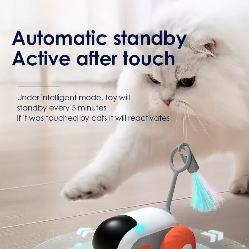 Cat Toy Supplier - Electric Remote Control Feather Teaser