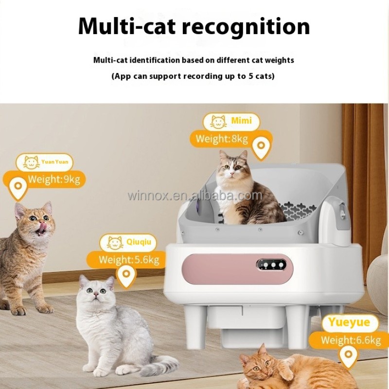 Cat Toilet Supplier - Round Automatic Remote Control