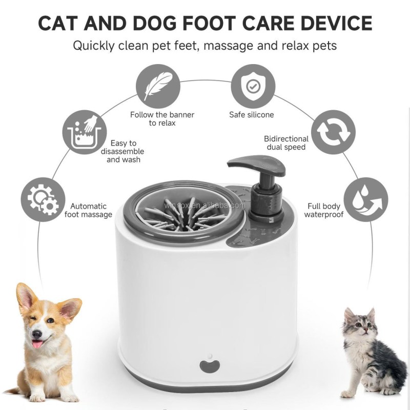 Pet Foot Washer Factory - Automatic Rubber Paw Cleaning