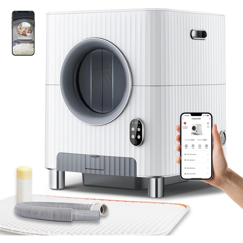 Smart Cat Toilet Supplier - Extra Large Self-cleaning Robot