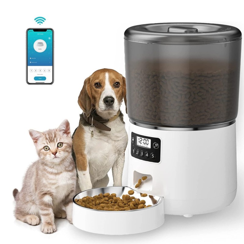 Pet Feeder Manufacturer - 4L Tuya App Control Wifi Camera