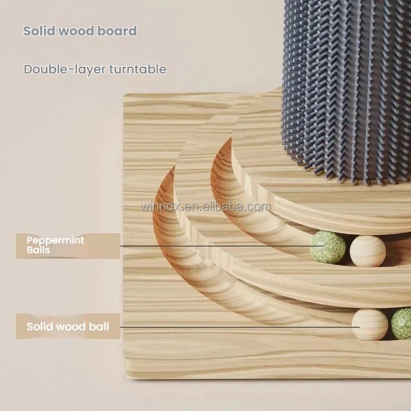 Cat Scratching Pole Manufacturer - Stable Wooden Sisal Rope