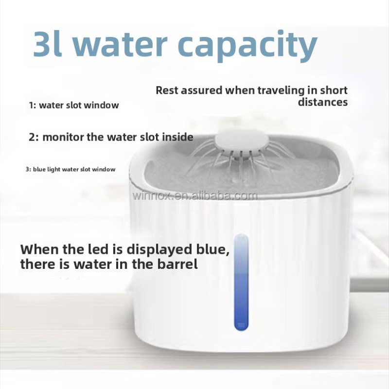 Pet Drinking Fountain Manufacturer - 3L Automatic Dispenser