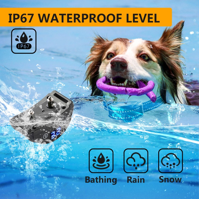 Dog Training Collar Supplier - Plastic Waterproof IPX67 Anti Barking