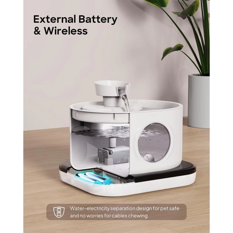 Pet Water Fountain Factory - 2.8L Cordless Automatic Plastic