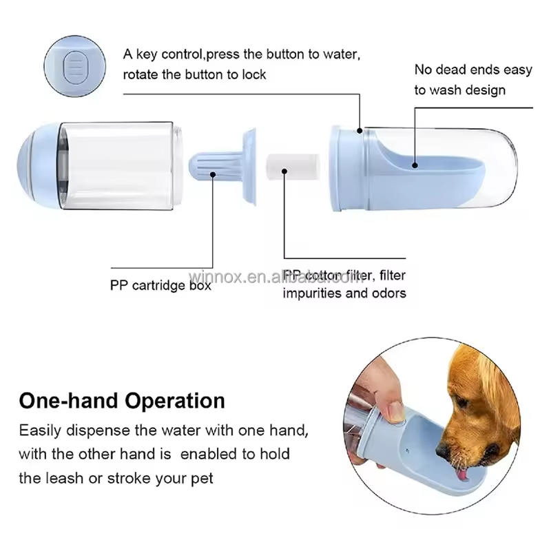 Pet Water Bottle Factory - Outdoor Easy Clean Filtered Water